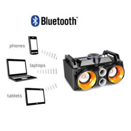 MDJ100 Partystation 100W USB/SD/BT Тонколона с батерия и вход за микрофон LED ефекти